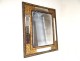Louis XIV mirror glazing beads embossed copper gilt ice bizautée nineteenth