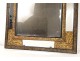 Louis XIV mirror glazing beads embossed copper gilt ice bizautée nineteenth