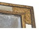 Louis XIV mirror glazing beads embossed copper gilt ice bizautée nineteenth