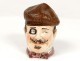 Tobacco jar slip character man monocle gentleman horse nineteenth