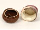 Tobacco jar slip character man monocle gentleman horse nineteenth