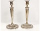 Pair candlesticks bronze candlesticks silver candlesticks Management XVIII