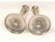 Pair candlesticks bronze candlesticks silver candlesticks Management XVIII