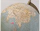 Globe world map Larochette Bonnefont Paris blackened wood XIXth