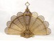 Firewall range Louis XV Rocaille Napoleon III gilt bronze foliage nineteenth