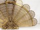 Firewall range Louis XV Rocaille Napoleon III gilt bronze foliage nineteenth
