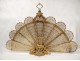 Firewall range Louis XV Rocaille Napoleon III gilt bronze foliage nineteenth