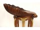 Stool seat cave carved rococo gilt shell stool nineteenth