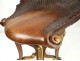 Stool seat cave carved rococo gilt shell stool nineteenth