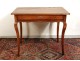 Great table Louis XV desk cherry feet cabaret deer eighteenth century