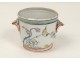 Chantilly porcelain pot Rare Chinese decor tree bird characters eighteenth