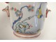 Chantilly porcelain pot Rare Chinese decor tree bird characters eighteenth