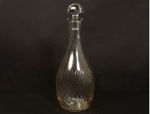 Baccarat crystal decanter carved antique St. Louis french nineteenth century