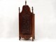 Farinière fariniero Provencal Walnut fish flowers nineteenth century