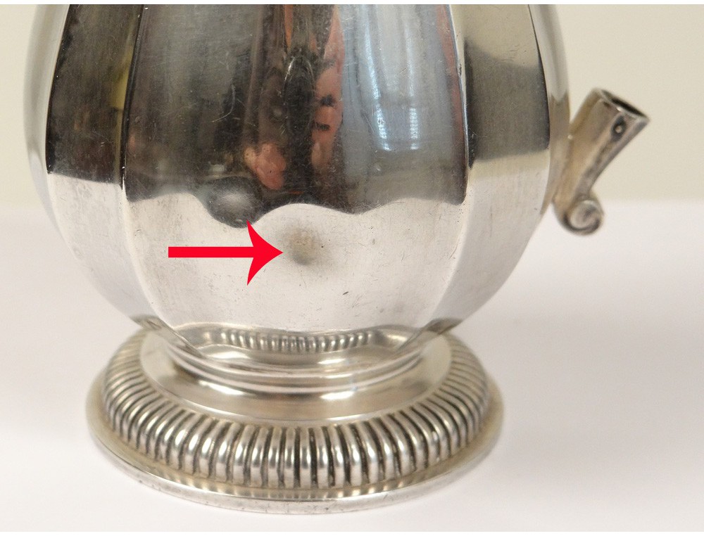 PETIT POT A Lait En Argent Massif Poincon Minerve Orfevre P J EUR 65,00