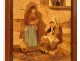 Marquetry panel Rosenau, Corsica Women, 20th