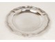 Flat silver metal arms crest crown jeweler Boulenger nineteenth century