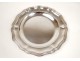 Flat silver metal arms crest crown jeweler Boulenger nineteenth century