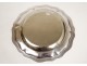 Flat silver metal arms crest crown jeweler Boulenger nineteenth century