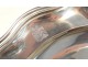 Flat silver metal arms crest crown jeweler Boulenger nineteenth century