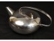 Silver plated tea house teapot Gallia Christofle France twentieth century