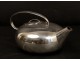 Silver plated tea house teapot Gallia Christofle France twentieth century