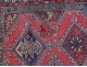 Old carpet knotted Persian Iran signed antique twentieth century wool carpet