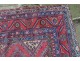 Old carpet knotted Persian Iran signed antique twentieth century wool carpet