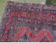 Old carpet knotted Persian Iran signed antique twentieth century wool carpet