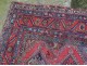 Old carpet knotted Persian Iran signed antique twentieth century wool carpet