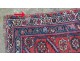 Old carpet knotted Persian Iran signed antique twentieth century wool carpet