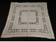 Large center table linen doily embroidery days old scale twentieth century