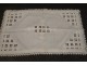 Center table placemat Métis former flat embroidery cut past twentieth