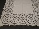 Large center table linen doily embroidery cut across twentieth day
