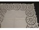 Large center table linen doily embroidery cut across twentieth day