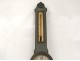 Barometer thermometer wood painted Foubert Optician Neuilly barometer eighteenth