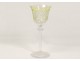 Cut crystal goblet Saint-Louis France french antique glass twentieth