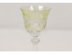 Cut crystal goblet Saint-Louis France french antique glass twentieth