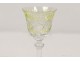 Cut crystal goblet Saint-Louis France french antique glass twentieth