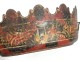 Cooler glass sheet painted palmettes lyre flower Charles X XIX