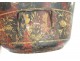 Cooler glass sheet painted palmettes lyre flower Charles X XIX
