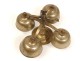 Bell ceremony four gilded bronze bells church cross Mass nineteenth century