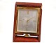 Gold metal clock watchmaker Jaeger Lecoultre Kirby Beard &amp; Co Paris twentieth