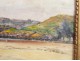 Watercolor landscape Erquy Britain beach Carroual Guéritte edge twentieth sea