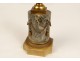 Gilt bronze bust sculpture Marie Antoinette marble column nineteenth century