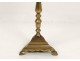 Picnic candle sconce gilded bronze candlestick Haute Epoque seventeenth century