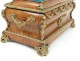 Jewelry box Louis XV rosewood Sevres porcelain bronze NapIII nineteenth