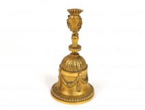 Bell table bell crown french antique gilt bronze bell nineteenth