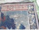Tapestry Aubusson landscape thatched cottages birds park tapestry XVIIIè century