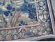 Tapestry Aubusson landscape thatched cottages birds park tapestry XVIIIè century